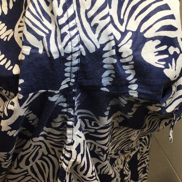 Lilly Pulitzer Zebra Print Popover Long Tunic, size S - Picture 10 of 10